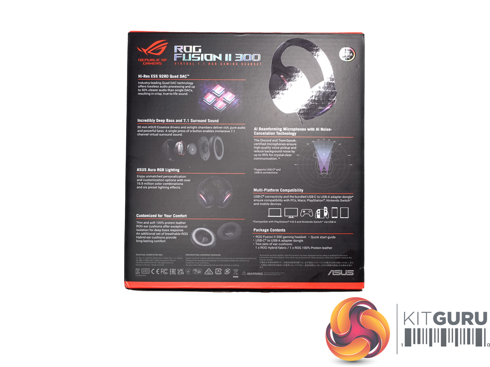 ASUS ROG Fusion II 300 Headset Review | KitGuru
