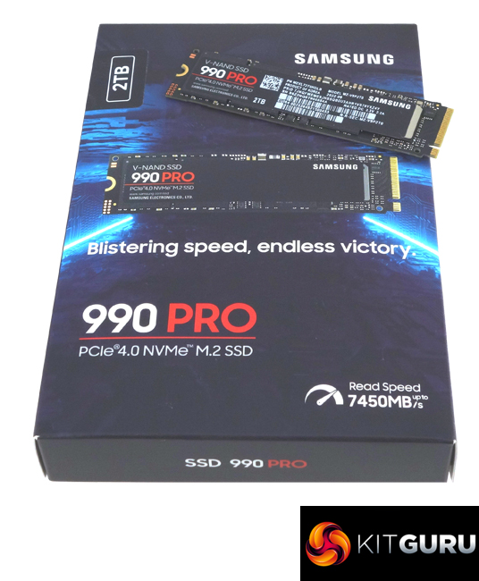 Samsung SSD SERIE 990 PRO M.2 1To 2280 PCIe Gen 4.0 x4 NVMe 2.0