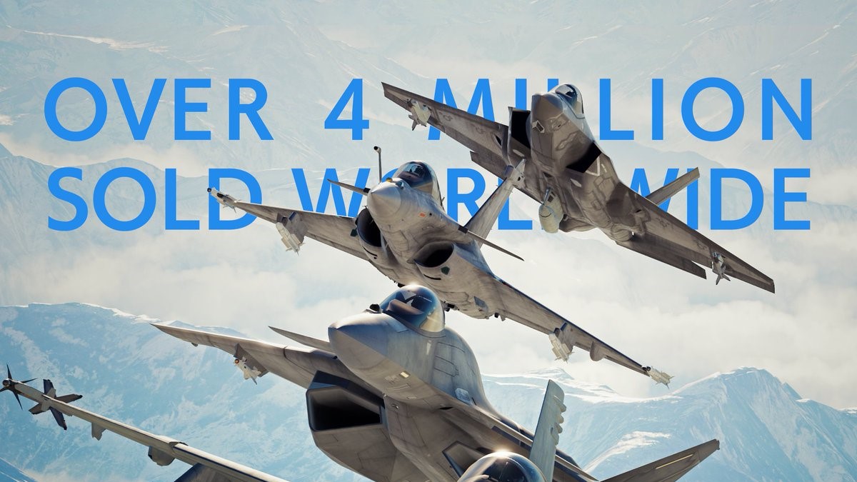 Ace Combat 7 ultrapassa 4 milhões de cópias vendidas