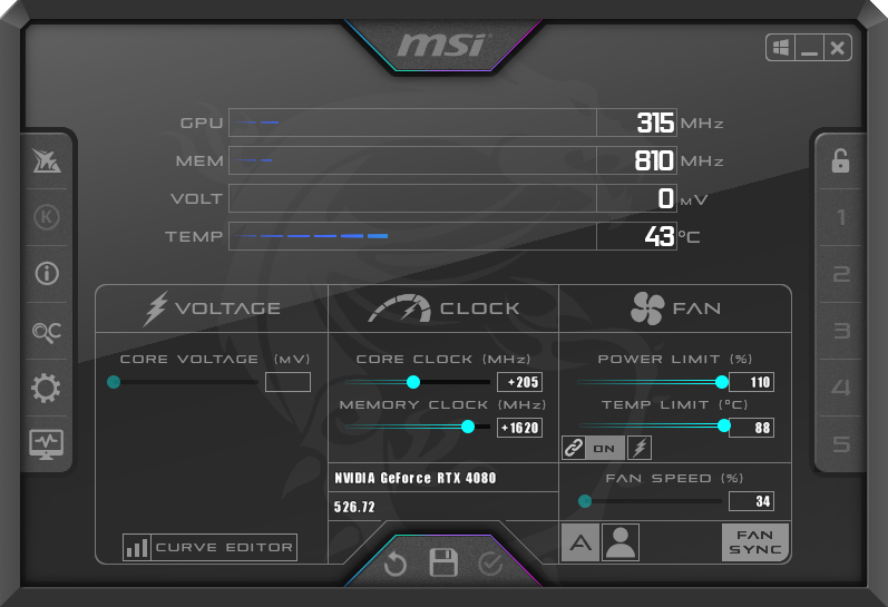 GeForce RTX 4080 com overclock para 3615 MHz é um novo recorde