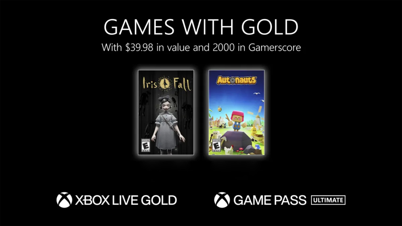 October's Xbox Live Games with Gold titles have been announced