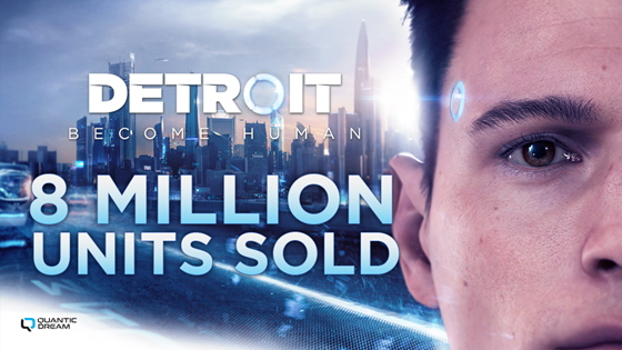 Detroit: Become Human official surpasses 8 million copies sold