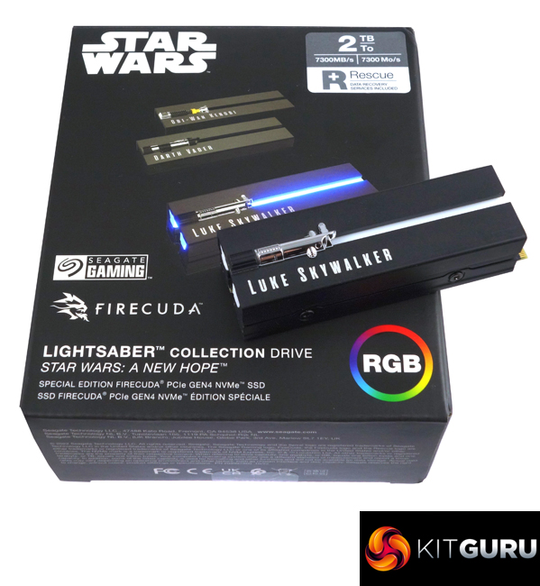 EK et Seagate coiffent le SSD FireCuda 530 de mini-sabres lasers ! -  Hardware & Co