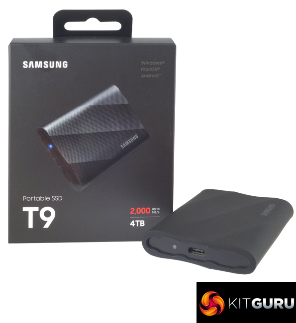 Samsung Portable SSD T9 4TB Review - High Capacity and 2000MB/S
