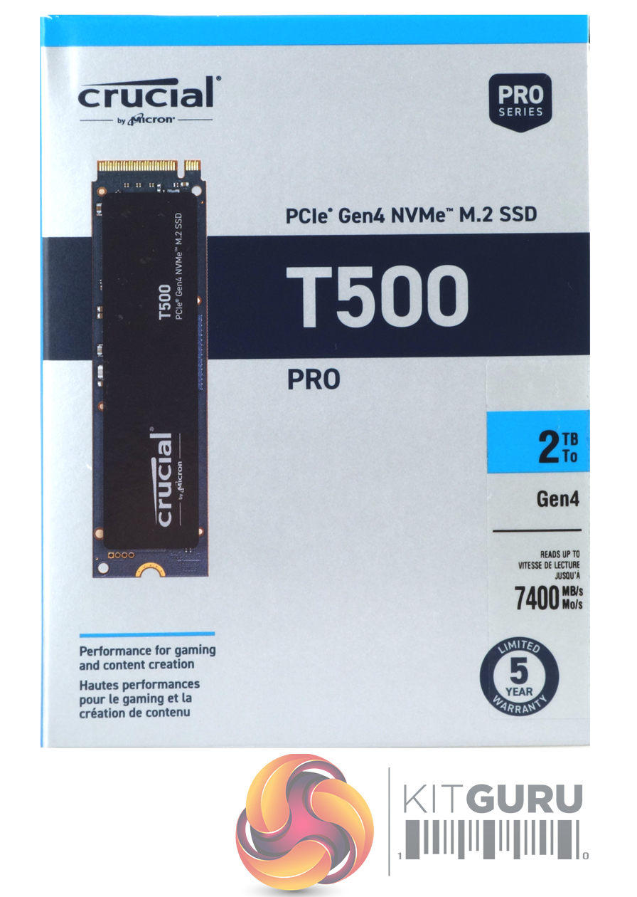 Crucial Technology Crucial T500 2TB PCIe Gen4 NVMe M.2 SSD With