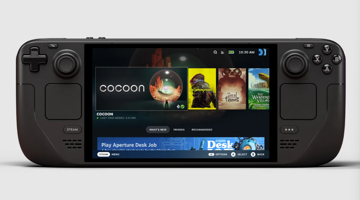 Steam Deck OLED announced with 7.4 inch screen, 6nm APU and faster