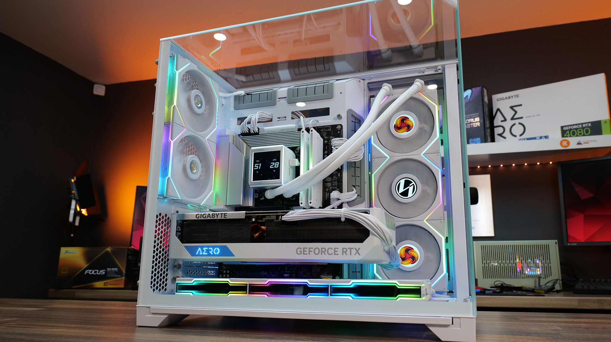 Top Tech PC Build - Lian Li O11 Dynamic XL White Gaming PC Re