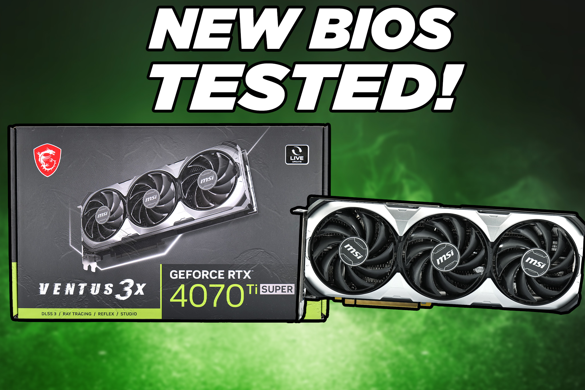 MSI's new RTX 4070 Ti Super BIOS tested – does it make a