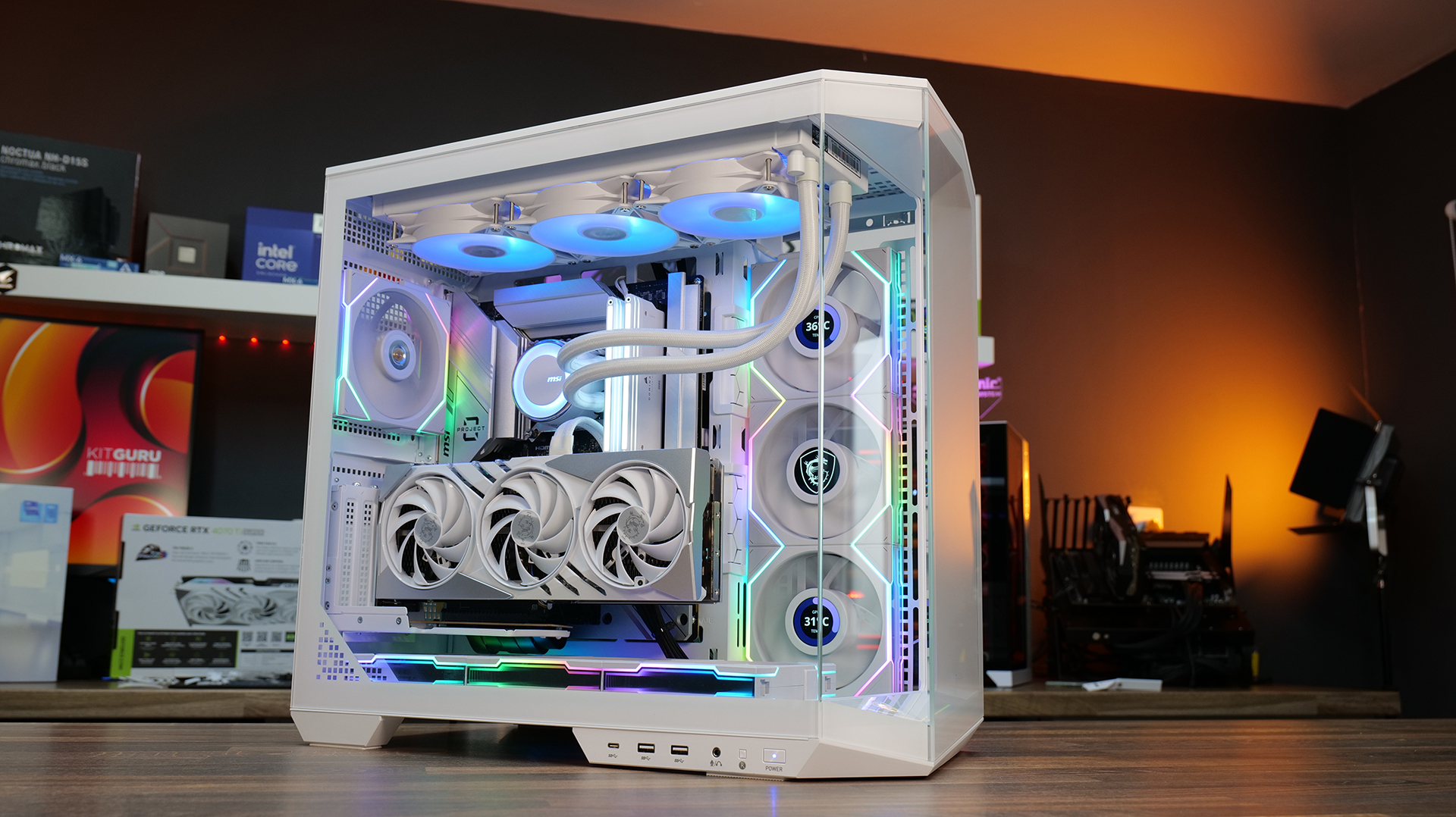 MSI MAG PANO 100L PZ White Project Zero Featured Build | KitGuru