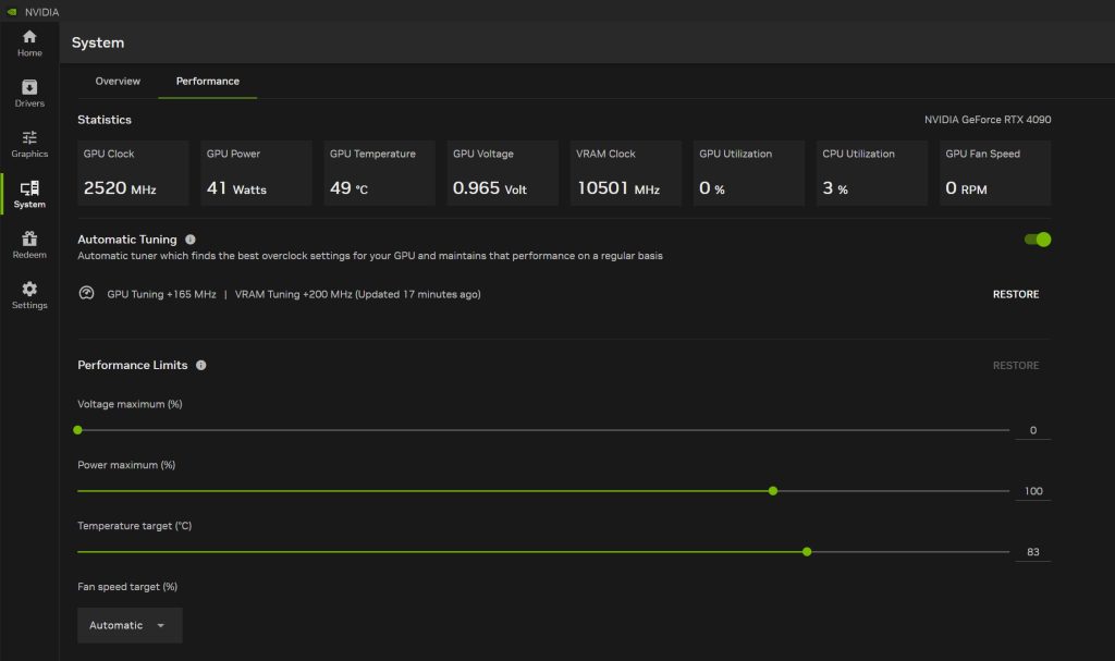 Nvidia App now lets you automatically overclock your GPU without