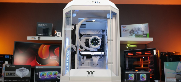 Thermaltake The Tower 100 + 白PCセット Thermaltake The Tower 100 Snow Edition – World Exclusive Review