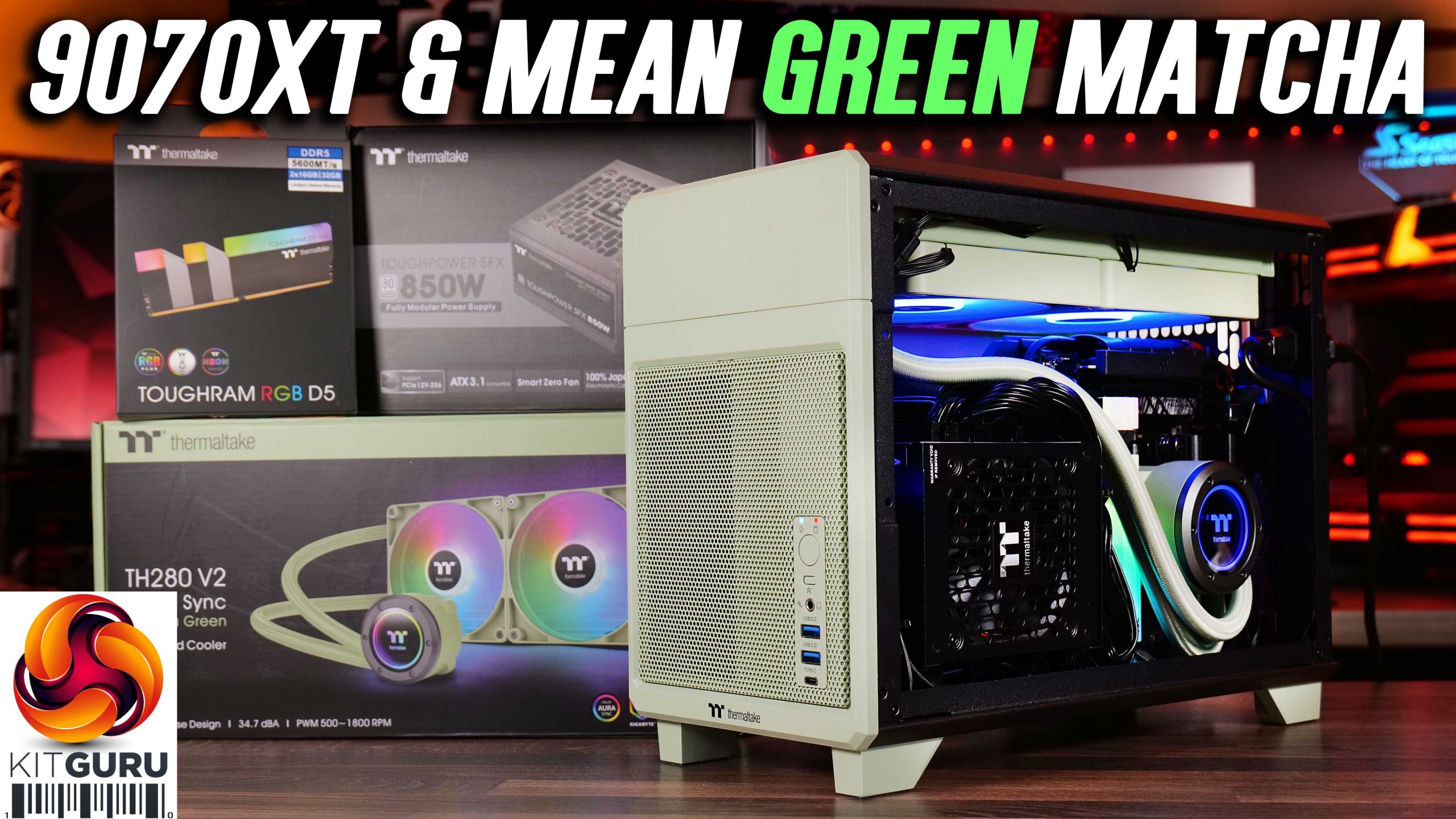 RX 9070 XT in Thermaltake TR100: Quiet SFF Beast Build | KitGuru