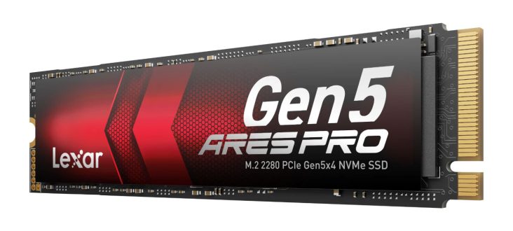 Lexar introduces Ares Pro PCIe 5.0 SSD with up to 4TB of storage