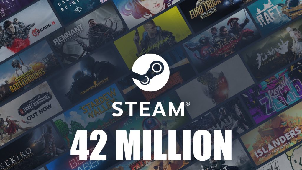 Steam 42 million