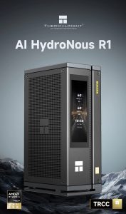 Thermalright is launching its first pre-built PC – the AI HydroNous R1