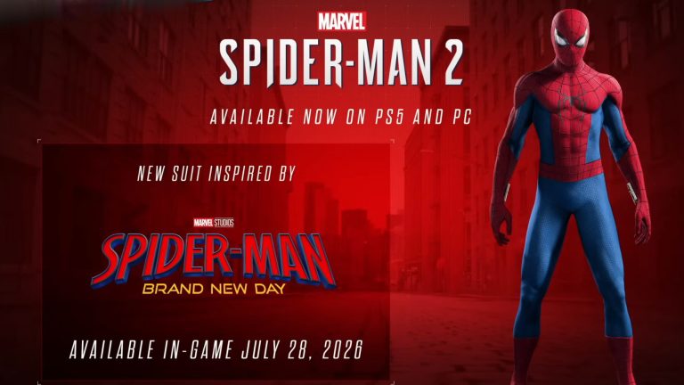 Spider-Man 2 is getting a surprise update, adding upcoming ‘Brand New Day’ suit next month