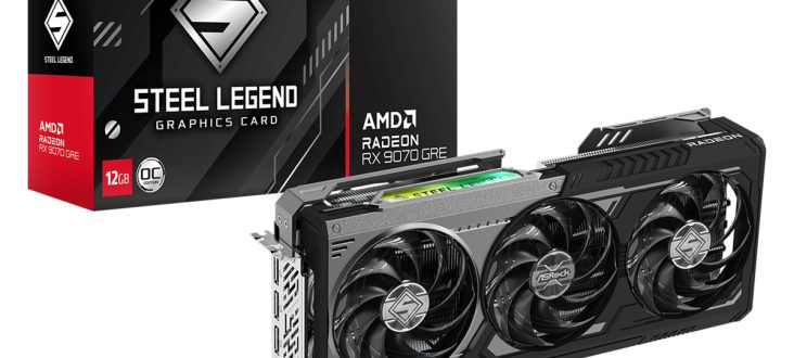 Computex 2026: ASRock introduces black-themed Radeon RX 9070 GRE Steel Legend Dark 12GB OC | KitGuru