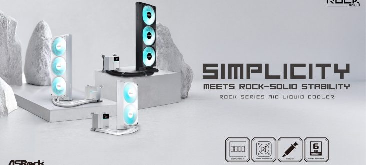 ASRock reveals Rock Series AIO liquid coolers with integrated display options
