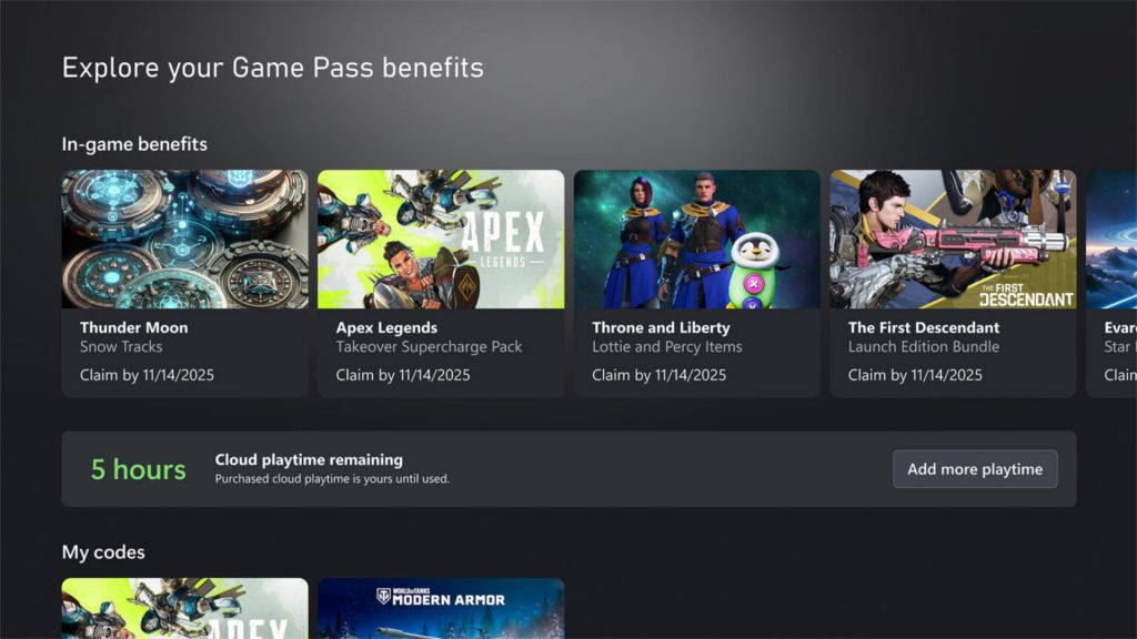 Cloud Streaming Game Pass